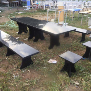 Bộ bàn ghế ghế đá granite